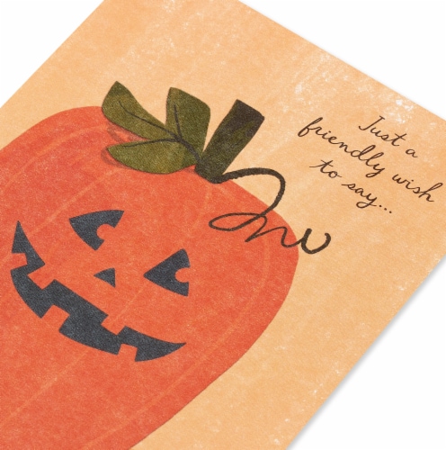 American Greetings Halloween Pumpkin Card Pack Perspective: back