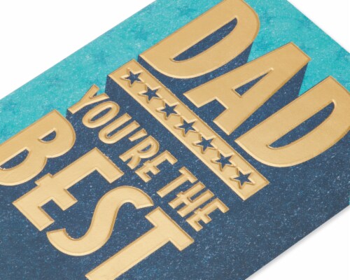 American Greetings #59 Father's Day Card (You're The Best) Perspective: back