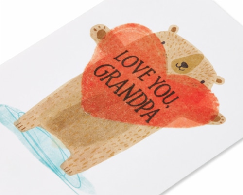 American Greetings #58 Father's Day Card (Love You Grandpa) Perspective: back