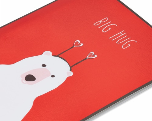 Papyrus Valentine's Day Card #54 (Big Hug) Perspective: back