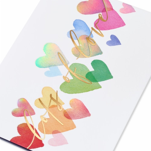 Papyrus Valentine's Day Card (Lots of Love Hearts) Perspective: back