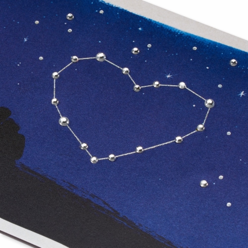 Papyrus #54 Valentines Day Card - You Are the Stars In My Sky Perspective: back
