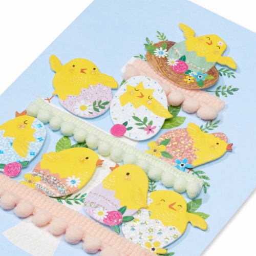Papyrus Easter Card (Easter Chicks) Perspective: back
