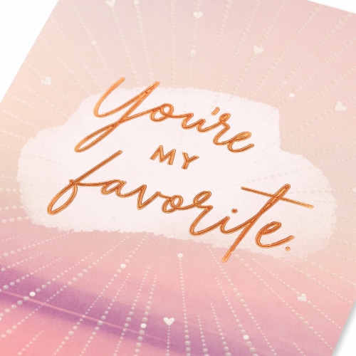 American Greetings Birthday Card - My Favorite (#34) Perspective: back