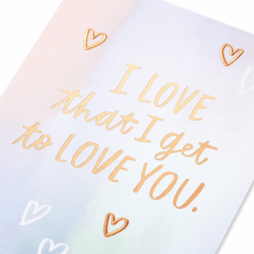 American Greetings Anniversary Card - Love You (#22) Perspective: back
