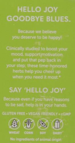Himalaya Hello Joy Herbal Mood Support With Ashwagandha Vegetarian Capsules Perspective: back