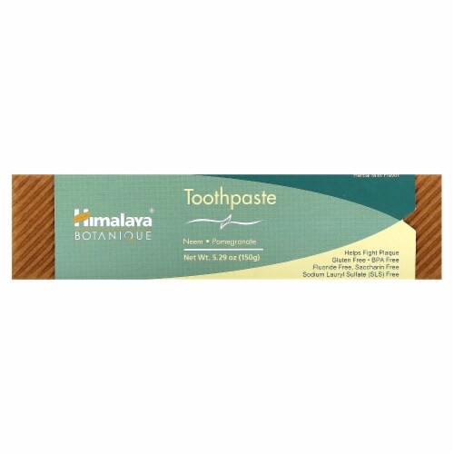 Himalaya Neem & Pomegranate Toothpaste Perspective: back