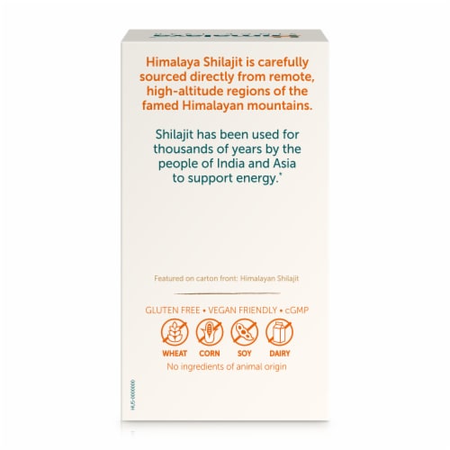 Himalaya® Shilajit Capsules Perspective: back