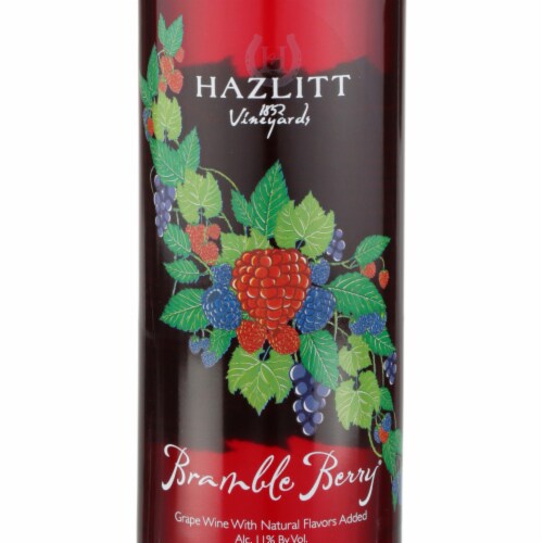Hazlitt 1852 Vineyards Bramble Berry New York Wine Perspective: back