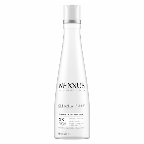 Nexxus Clean and Pure With ProteinFusion, Clarifying Shampoo Perspective: back