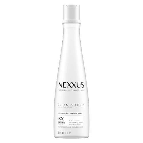 Nexxus Clean and Pure With ProteinFusion Conditioner Perspective: back