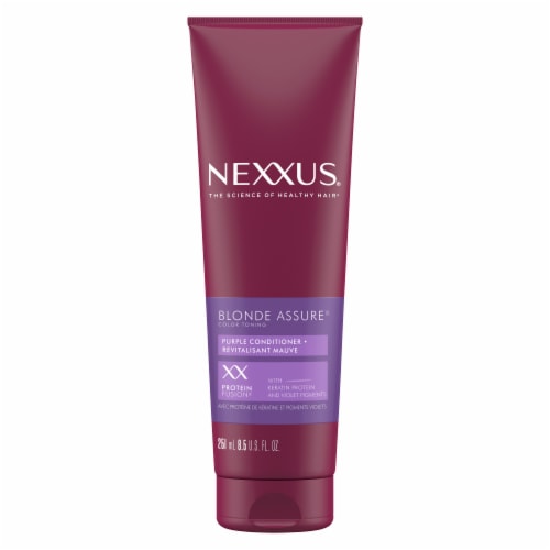 Nexxus Hair Color Blonde Assure Keratin Conditione, Purple Conditioner Perspective: back