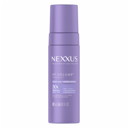 Nexxus Protein Fusion Collagen Hyaluronic Acid Hy-Volume Weightless Lift Cloud Foam 5.5 fl oz Perspective: back