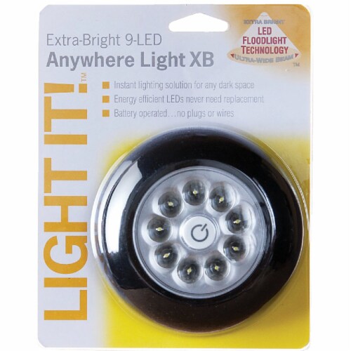 Fulcrum Products Anywhere LED Light - Black Perspective: back