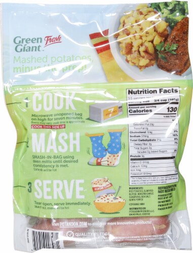 Green Giant™ Buttery Roasted Garlic Minute-Mashers™ Perspective: back