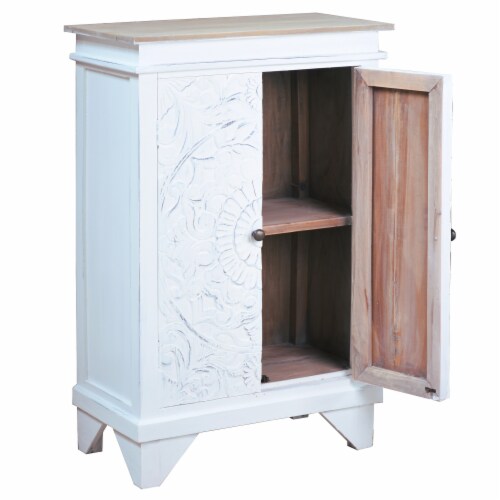 Driftwood shop accent cabinet