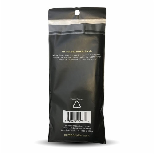 Pure Body Natural Moisture Gloves Perspective: back