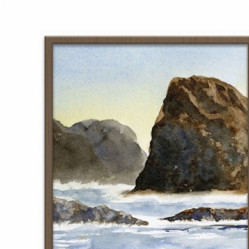 New View Rock Beach Shadow Box Set Perspective: back