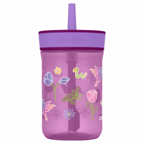 Contigo® Leighton™ Tumbler - Grape Tulips Perspective: back