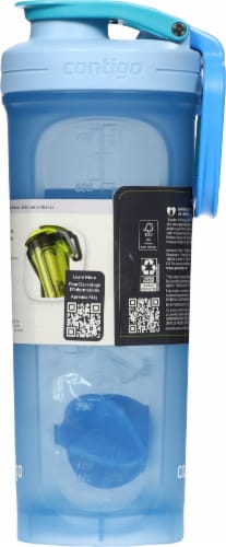 Contigo® Shake & Go 2.0 Mixer Bottle - Glacier Perspective: back
