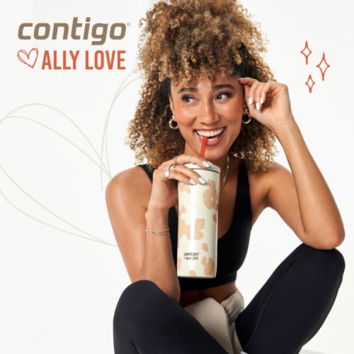 Contigo® Ally Love Streeterville Tumbler - Oatmilk Cowhide Perspective: back