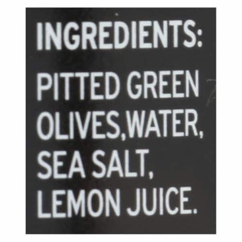 Gaea Pitted Green Olives Perspective: back