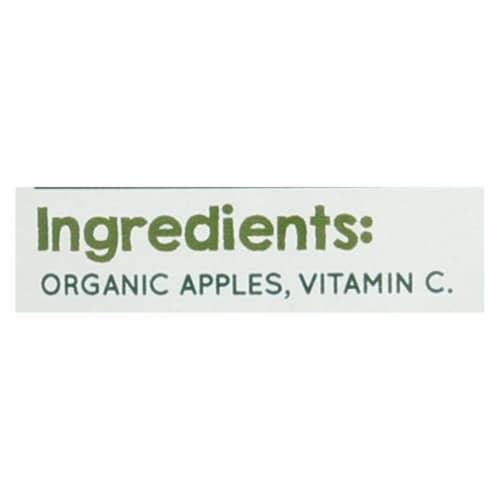Vermont Village Organic Applesauce - Unsweetened - Case of 6 - 24 oz. Perspective: back
