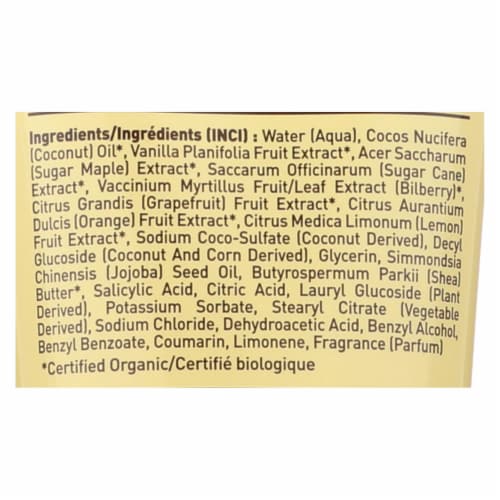 Desert Essence - Body Wash Coconut - 8 fl oz. Perspective: back