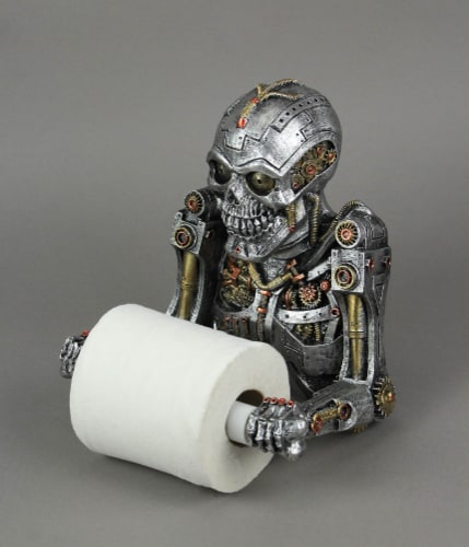 Skeleton toilet best sale paper holder