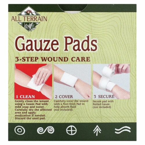 All Terrain Gauze Pads - 10 Pads Perspective: back