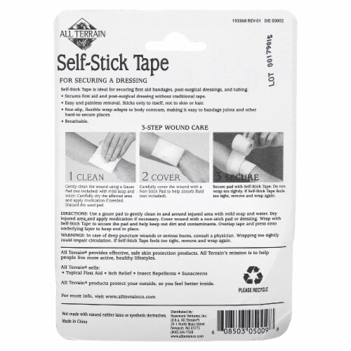 All Terrain Self-Stick Tape - 1 Roll Perspective: back