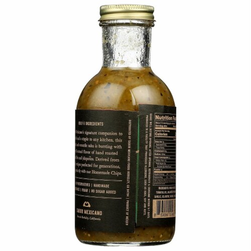 SABOR MEXICANO Homemade Salsa Verde – 13.2oz Perspective: back