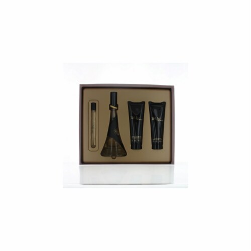 Rebl Fleur by Rihanna for Women - 4 Pc Gift Set EDP Sprays, Body Lotion, Bath & Shower Gel Perspective: back