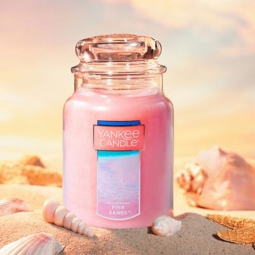 Yankee Candle® Housewarmer® Pink Sandsᵀᴹ Large Classic Jar Candle Perspective: back