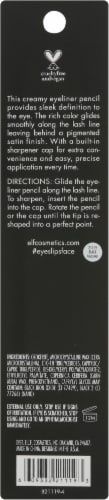 e.l.f. Black Satin Eyeliner Pencil Perspective: back