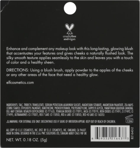 e.l.f. Blush - Blushing Perspective: back
