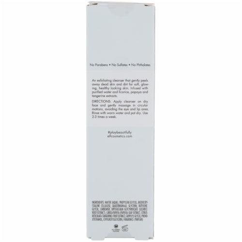 e.l.f. Gentle Gentle Peeling Exfoliant, Papaya, 3.04 fl oz Perspective: back