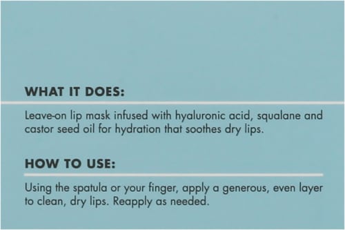 E.L.F. Skin Holy Hydration Lip Mask Perspective: back