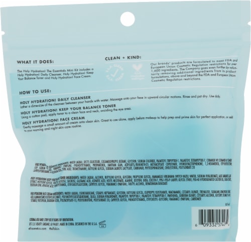 e.l.f. SKIN Holy Hydration! The Essentials Mini Skincare Kit Perspective: back