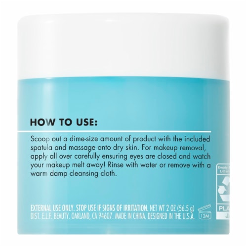 e.l.f Holy Hydration! Makeup Melting Cleansing Balm Perspective: back