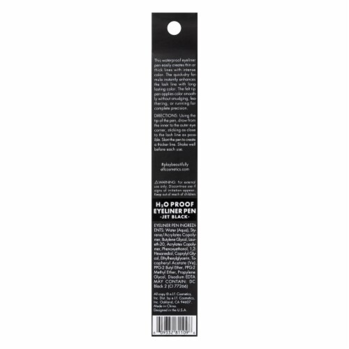 e.l.f. Intense H2O Proof Eyeliner Pen Jet Black Perspective: back