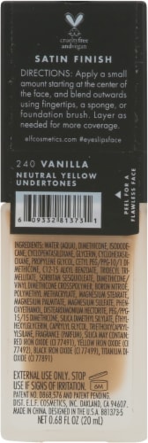 e.l.f. Flawless Vanilla Foundation Perspective: back