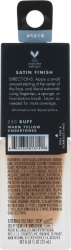 e.l.f. 250 Buff Flawless Satin Finish Foundation Perspective: back