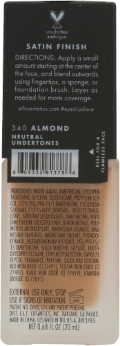 e.l.f. Flawless Satin Foundation Almond Perspective: back