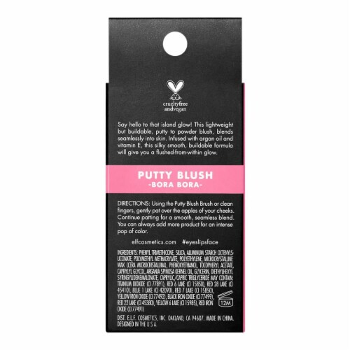 e.l.f. Putty Blush Bora Bora Perspective: back