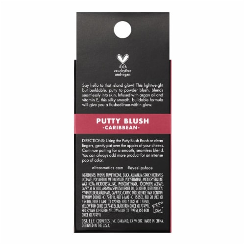 e.l.f. Putty Blush Caribbean Perspective: back