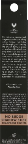 e.l.f. No Budge Eyeshadow Stick Champagne Crystal Perspective: back