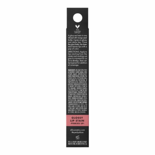 e.l.f. Glossy Lip Stain Pinkies Up Perspective: back