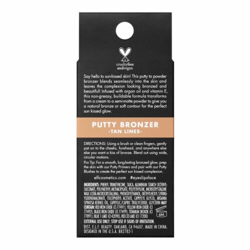 e.l.f. Putty Bronzer - Tan Lines Perspective: back