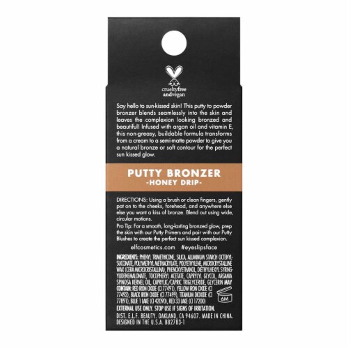 e.l.f. Putty Bronzer Honey Drip Perspective: back